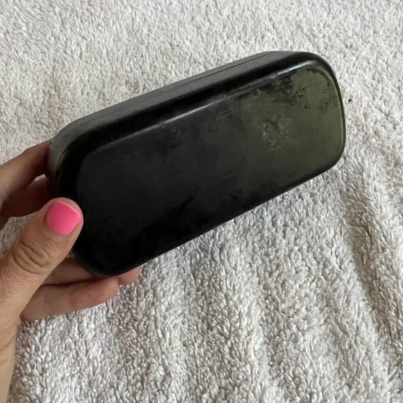 DIANE VON FURSTENBERG Black Sunglasses  Glasses Hard Clamshell Case 6.5 " x 3" - Picture 4 of 7